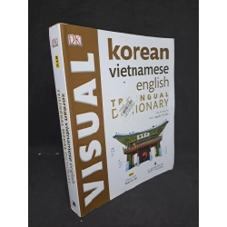 Từ điển Korean vietnamese english mới 90% sách màu HPB.HCM1307