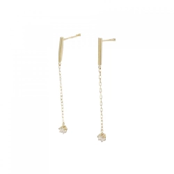 K18YG Bông tai Kim cương 0.15CT - Hàng hiệu Chính hãng 870912