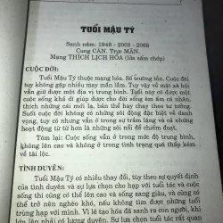 Tử vi trọn đời - Nam mạng 926132