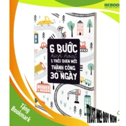 (TẶNG BOOKMARK) Sổ Tay 6 bước kích hoạt 1 thói quen mới thành công trong 30 ngày