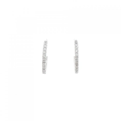 Bông tai nhỏ hình vòng Tiffany Metro - Hàng hiệu Authentic 846446