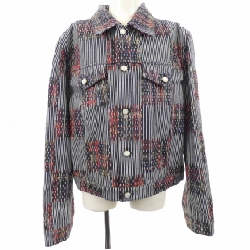 Áo khoác denim họa tiết hickory LOUIS VUITTON HRA76WMJP - Hàng hiệu Authentic