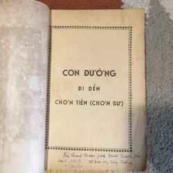 (1951) Con Đường Đi Đến Chơn Tiên - Thông Thiên Học Tùng Thư 330539