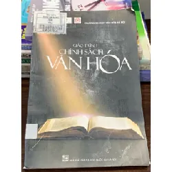 Giáo trình chính sách văn hóa