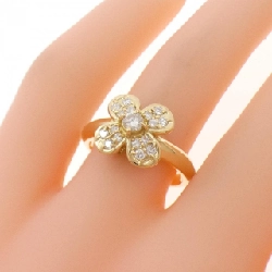 Nhẫn kim cương hoa K18YG 0.33CT - Hàng hiệu Authentic 850005