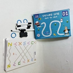 Sách Viết Xóa Montessori Stroke Line 64 trang 183336