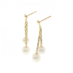 K18YG Bông tai ngọc trai Akoya - Hàng hiệu Authentic 870165