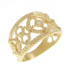 Nhẫn kim cương K18YG 0.05CT - Hàng hiệu Chính hãng