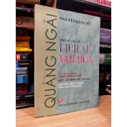 Quảng Ngãi: Một số vấn đề lịch sử, văn hóa - Nguyễn Đăng Vũ