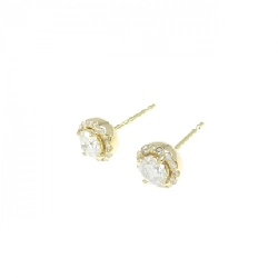 K18YG/ST Bông tai kim cương 0.300CT 0.309CT G SI1 Tốt - Hàng hiệu Chính hãng 874261