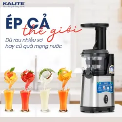 Máy ép chậm Kalite KSJ4412 động cơ đảo chiều ép kiệt bã 572359