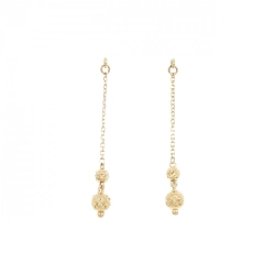 K18YG Bông tai - Hàng hiệu Authentic