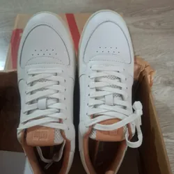 Giày Thể Thao Cổ Ngắn Nữ FitFlop RALLY - Urban White/Blushy - new 100% 734481