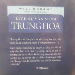 Will Durant - LỊCH SỬ VĂN MINH TRUNG HOA (Nguyễn Hiến Lê dịch) 753068