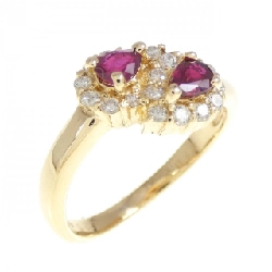 Nhẫn Ruby K18YG 0.40CT