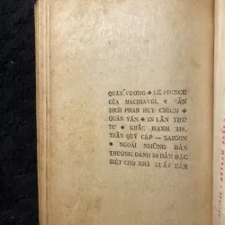 [sách xưa] Quân Vương, của tác giả Niccolò Machiavelli.  1037861