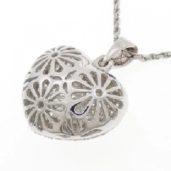 Dây chuyền kim cương pavé hình trái tim 750WG 5.00CT - Hàng hiệu Chính hãng 846903