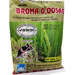 50  gói thuốc diệt chuột broma trộn sẵn mồi dạng thóc lúa sinh học , gói 50gam 501177