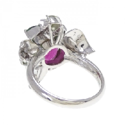 Nhẫn Tourmaline Rubelite PT900 2.85CT - Hàng hiệu Chính hãng 850452