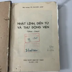 Nhật lệnh, diễn từ và thư động viên (1944–1962) – Võ Nguyên Giáp