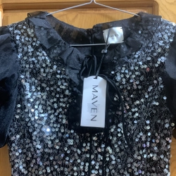 Váy Maven đen bling 459751