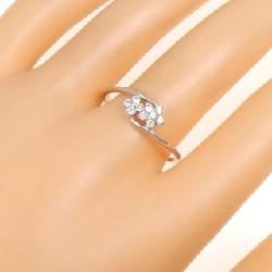 Nhẫn kim cương hoa PT950 0.20CT 666292