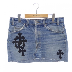 CHROME HEARTS STAR 69 VNTG BLU DNM 411206364******144 Váy