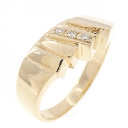 Nhẫn kim cương K18YG 0.03CT