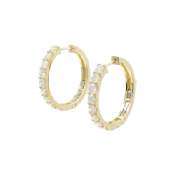 K18YG Bông tai kim cương 2.011CT - Hàng hiệu Chính hãng