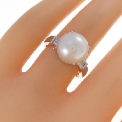 Nhẫn ngọc trai trắng PT900 10.4mm - Hàng hiệu Authentic 851798