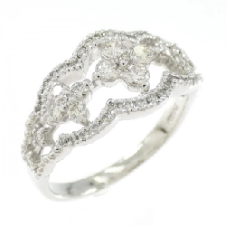 Nhẫn kim cương hoa PT900 0.50CT