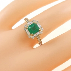 【Sản phẩm mới】Nhẫn Emerald K18YG 1.00CT 672111