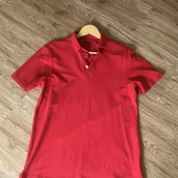 Áo thun nam ngắn tay màu đỏ 719539