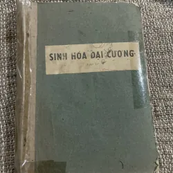 Sinh hóa đại cương, sách khổ lớn, thiếu trang mục lục 