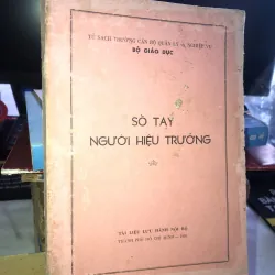 Sổ tay người hiệu trưởng 