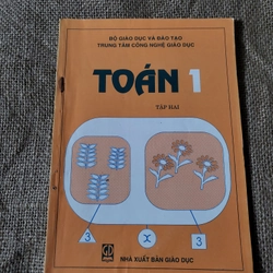 Toán lớp 1 _ Sách giáo khoa 9x _sách giáo khoa cũ