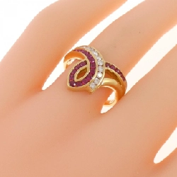 Nhẫn ruby K18YG 0.46CT 667622