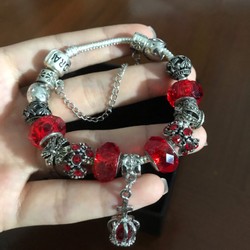 (Thanh lý chính hãng) Vòng tay trang sức bạc s925 PANDORA CHARM thương hiệu SAMMY JELWERY 182066