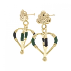 Bông tai nhựa 750YG - Hàng hiệu Authentic 870887