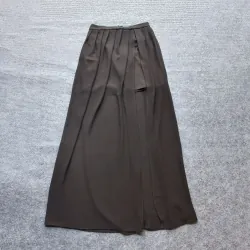 Chân váy maxi voan màu đen 932341