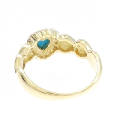 Nhẫn hình trái tim ngọc turquois K18YG - Hàng hiệu Authentic 853240