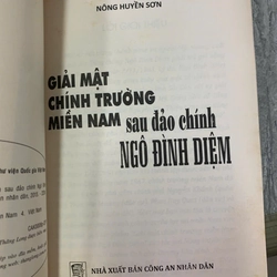 GIẢI MẬT CHÍNH TRƯỜNG MIỀN NAM SAU ĐẢO CHỈNH NGÔ ĐÌNH DIỆM- NÔNG HUYỀN SƠN 483891