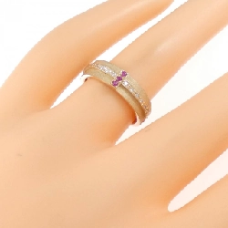 Nhẫn ruby K18PG 0.03CT 668943