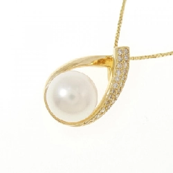 K18YG Vòng cổ ngọc trai Akoya 8.7mm - Hàng hiệu Authentic 855892