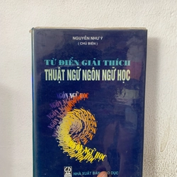 Từ điển giải thích thuật ngữ ngôn ngữ học. Bìa cứng. 999