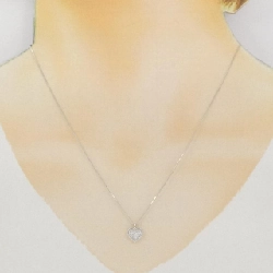 K18WG Dây chuyền kim cương hình trái tim 0.12CT - Hàng hiệu Chính hãng 856454