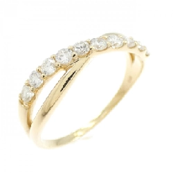 Nhẫn kim cương K18YG 0.30CT - Hàng hiệu Authentic