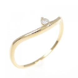 【Remake】Nhẫn kim cương K18YG 0.03CT