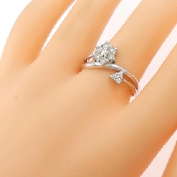 Nhẫn kim cương hoa K18WG 0.51CT - Hàng hiệu chính hãng 847887