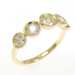 Nhẫn kim cương K18YG 0.50CT